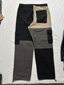 Color Block Cargo Pants