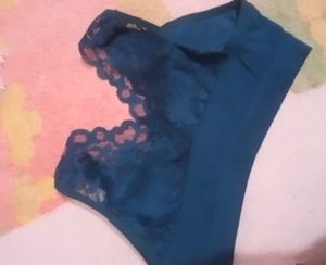 Blue Lace Comfort Bra
