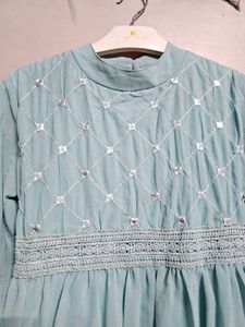 Light blue Short Kurta