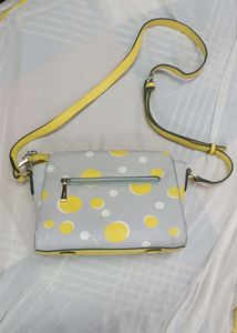 Yellow &amp; Grey Classic Bag 💛