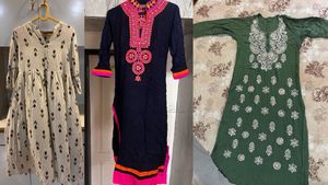 Long Kurti (Combo of 3)