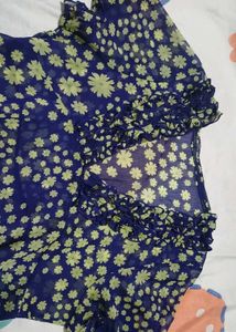 Floral Print Mini Dress