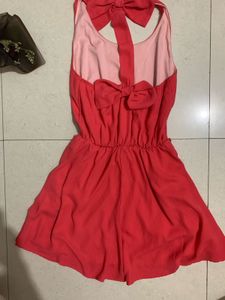 Red Hot Back Mini Dress