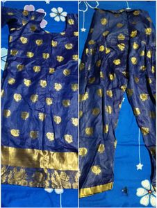 Vibrant Pink &amp; Blue Gold Heart Kurta Sets - Sale🔥