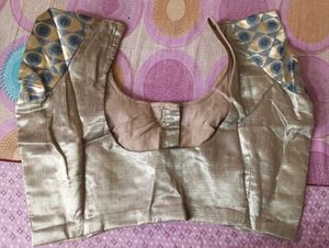 Elegant Silver Saree