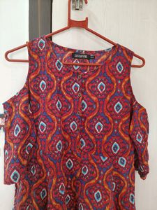 Sassafras Cold Shoulder Dress