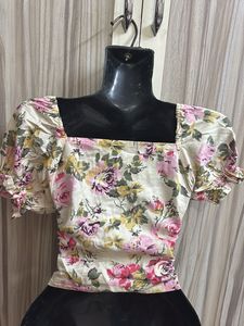 Corset Style Crop Top
