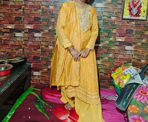 Heavy Sharara Set
