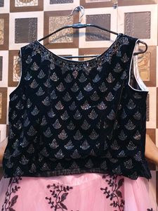 Pink Lehanga Choli With Dupatta