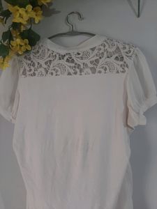Pure White Lacey Cotton Top