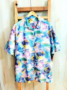 Multicolour Printed Shirt Size-54
