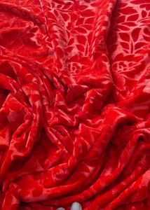 Shaneel Red Self Design