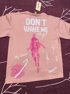 J.Square Women Graphic Print Oversiz Cotton Tshirt