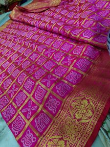 Bandhani Saree Very Nice 🌷