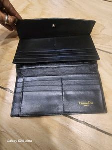 Original Dior Wallet Furry Material