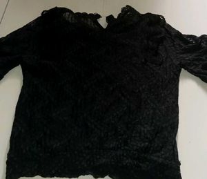 Black Lace Top
