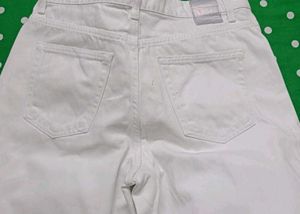 Zara White Jeans