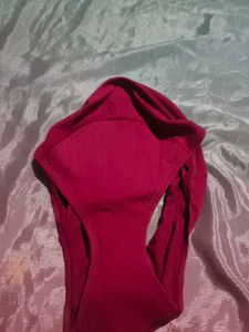 Maroon Briefs period panty