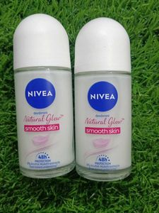 2 Nivea Natural Glow Smooth Skin Deodrant