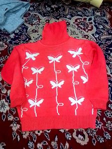 Cute Butterfly Kids Sweater