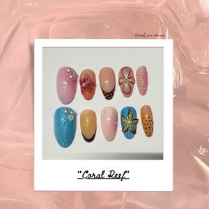 Press On Nails (Coral Reef)