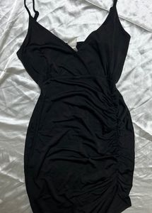Rucched Bodycon Aesthetic Dress 🎀🫶🏼