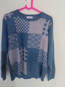 Patterned Knit Sweater