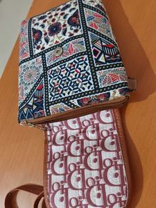 Patterned Sling Bag