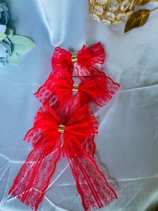offer price aesthetic tail bow clips