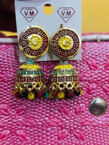Colourful Jhumka