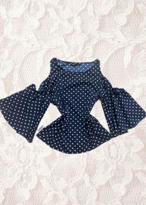 Polka Dot Trendy Top