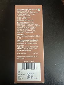 BBlunt x Tarini Hair Spray