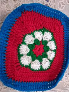 Handmade Crochet Candle Coasters (Set of 4)