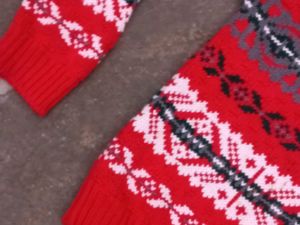 GAP Patterned Crewneck Sweater