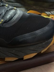 UK-10 Black and Yellow Skechers Trekking Shoes