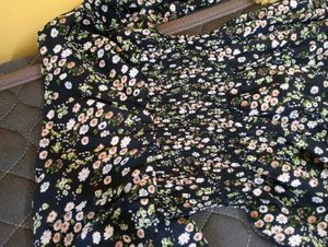 Floral Smocked Midi Dress