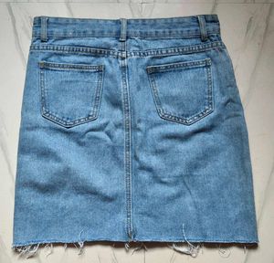 Denim Mini Skirt