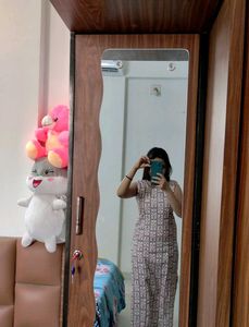 💜 Floral Print Sleeveless Dress