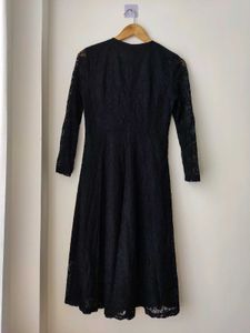 Korean Black Dress