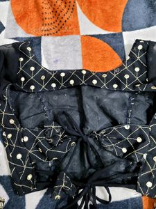 Black Heavy Blouse