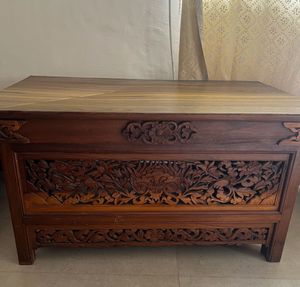 Tibetan Carved Wooden Table