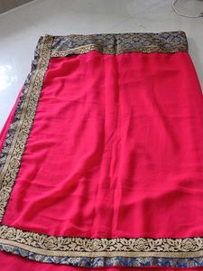 Pink Saree