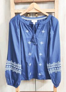 Embroidery Work Cotton Top Size-42