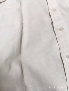 Beige Button-Down Shirt
