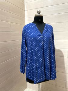 Old Navy Tunic Blue Oversized Top