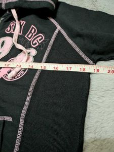 Y2K BC jeans Black 96 Six LS Hoodie