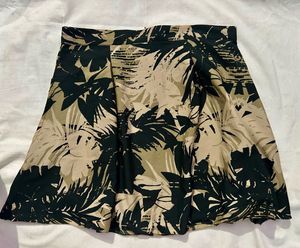 Floral Print Mini Skirt
