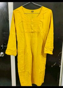 Mustard Coloured Kurti