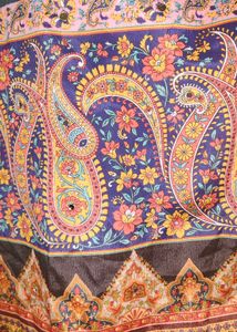 Pakistani Mirror Wrk printed  Dupatta