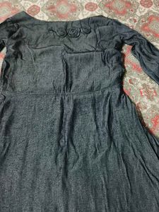 Elegant Denim Style Dress